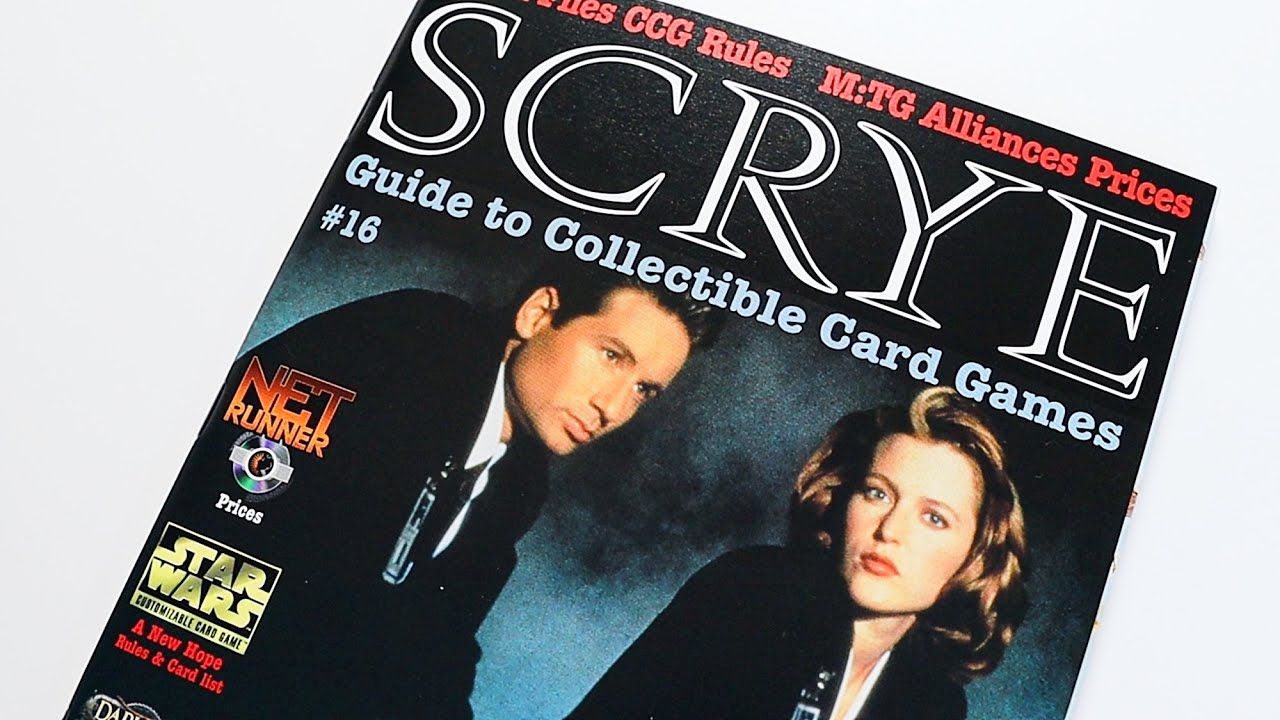 What's Inside? - SCRYE Guide To Collectible Card Games (CCG) Magazine #16 (September 1996) Unboxing