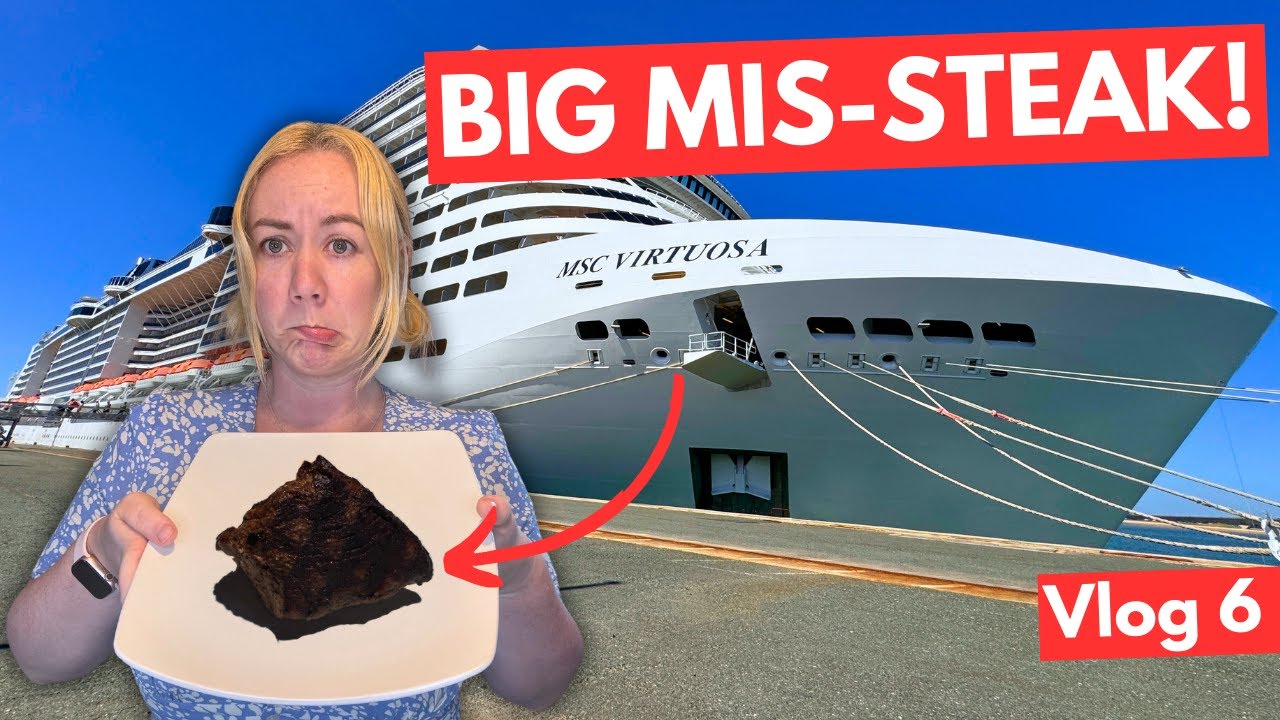 DISAPPOINTING Sea Day Lunch at Butcher’s Cut on MSC Virtuosa!