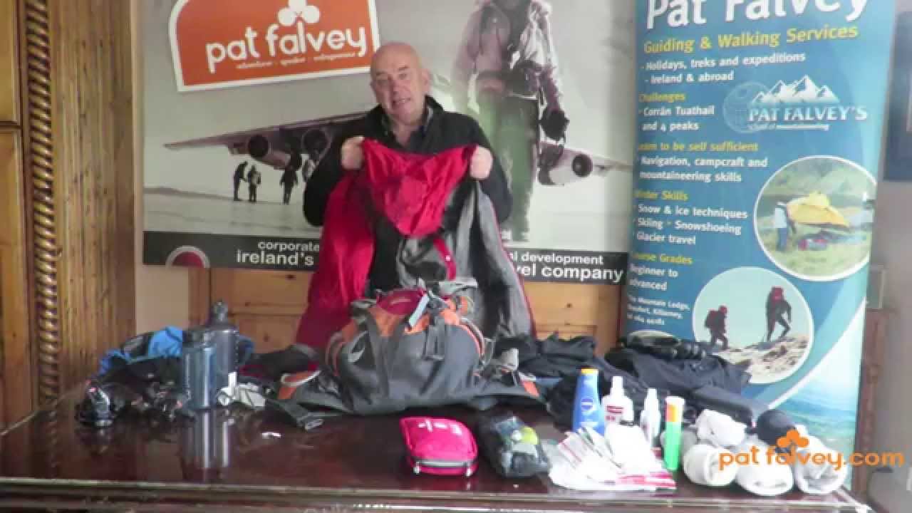 What to Pack for Kilimanjaro (Part 1) | Pat Falvey's Complete Gear Guide from 65+ Summits