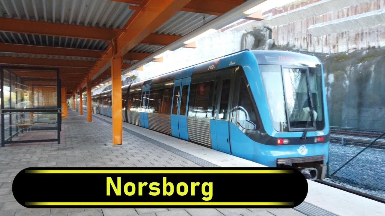 Metro | Tunnelbana Station Norsborg - Stockholm 🇸🇪 - Walkthrough 🚶