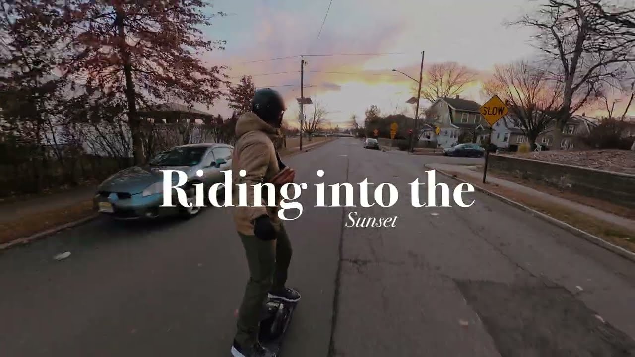 Riding into the Sunset