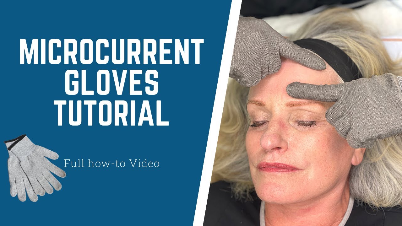 Microcurrent Gloves Tutorial || Non-surgical Facelift Training with Zemits Microcurrent