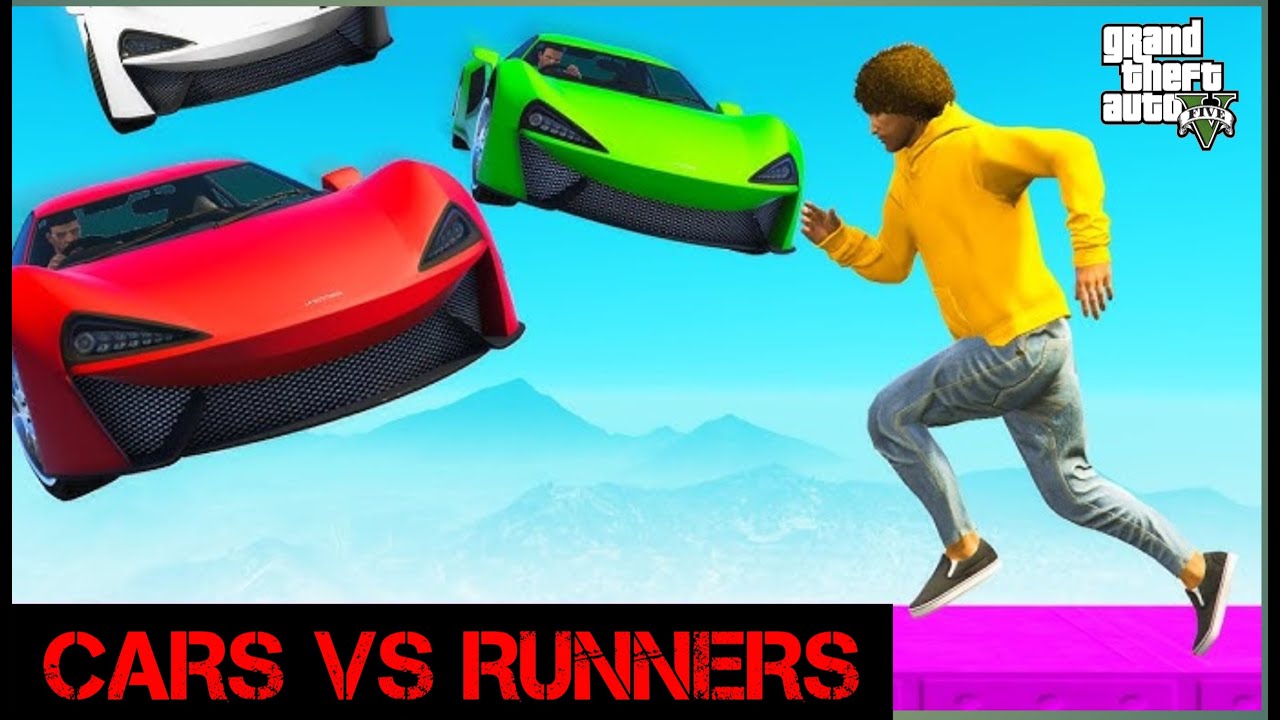 mind blowing.....cars vs runners in gta 5 online  || D90 GAMING || IN TELUGU