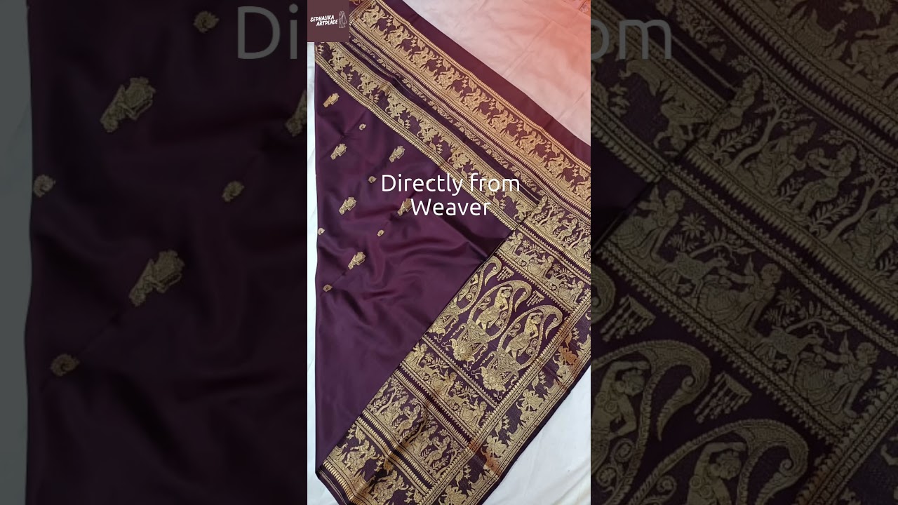 Vishnupur Baluchori. #silk #saree #bishnupur #baluchori #pure #katan #