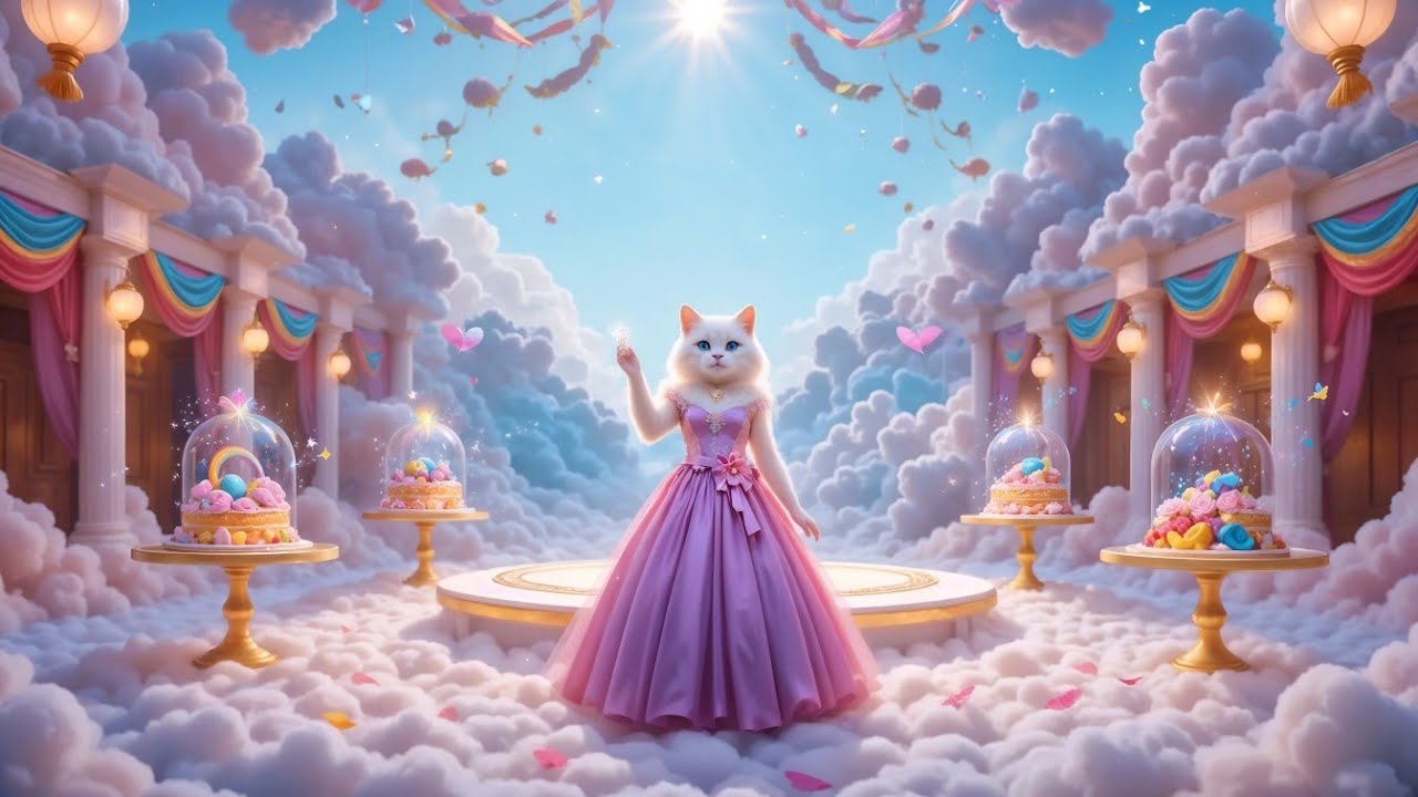Mimi, a Cute Cat's Last Day in Cloud Bakery World| Magical Celebration Episode