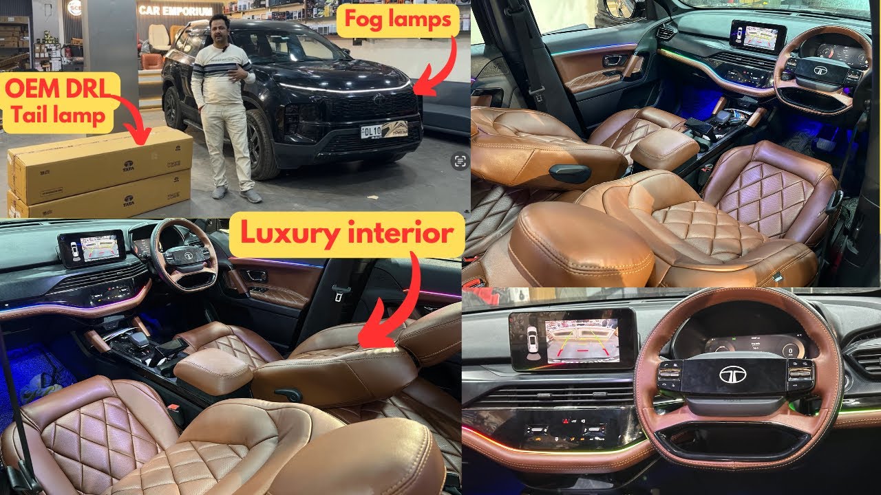 Tata Safari 2025: Custom Interior & High Power Fog Lamps ✅ | New Tata Safari Modified | Safari 2025