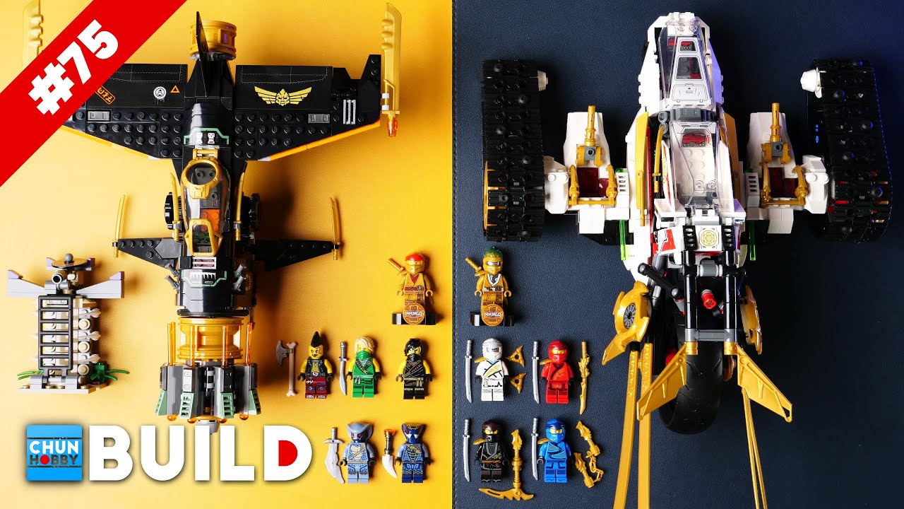 LEGO Speed Build! NINJAGO Boulder Blaster + Ultra Sonic Raider | LEGO NINJAGO | Beat Build