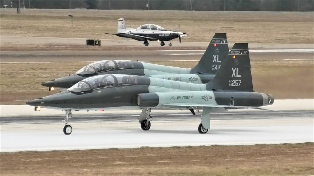 (HD) Laughlin AFB: Tigers, Panthers, Lobos & Red Bulls!