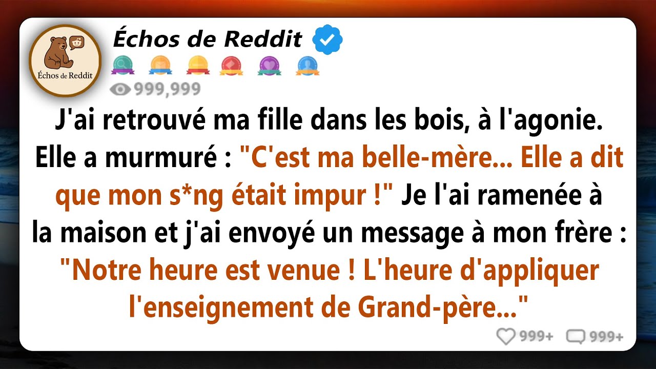 Épuisée, ma fille a chuchoté : 