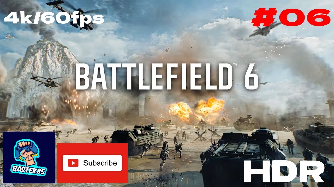 BATTLEFIELD 6 PL KAMAPNIA FABULARNA 4K PS 5 PRO  - ODC.6 | MISJA NOWY JORK |🏢 | POCIĄG🚆🚥 |