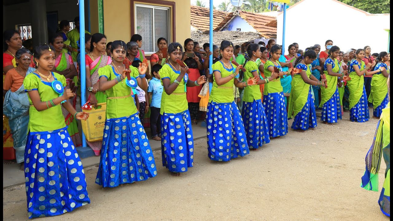 ஒயிலாட்டம் அரங்கேற்றம் | கள்ளிப்பாளையம் சிம்மக்குரல் கலைக்குழு 1 | ஒயிலாட்டம் | Oyilattam