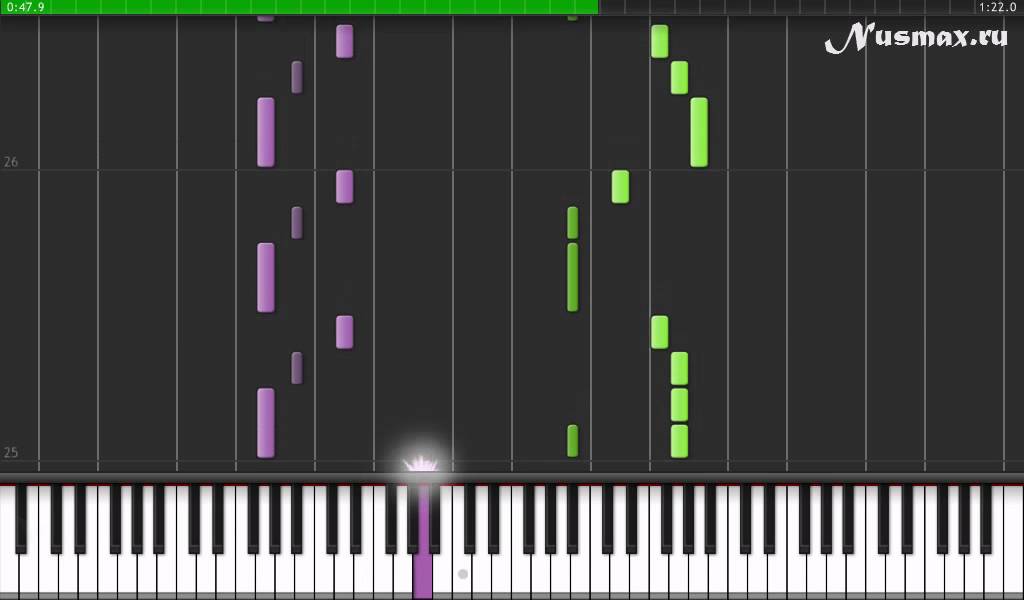 Kaoma - Lambada Piano Tutorial  (Synthesia + Sheets + MIDI)