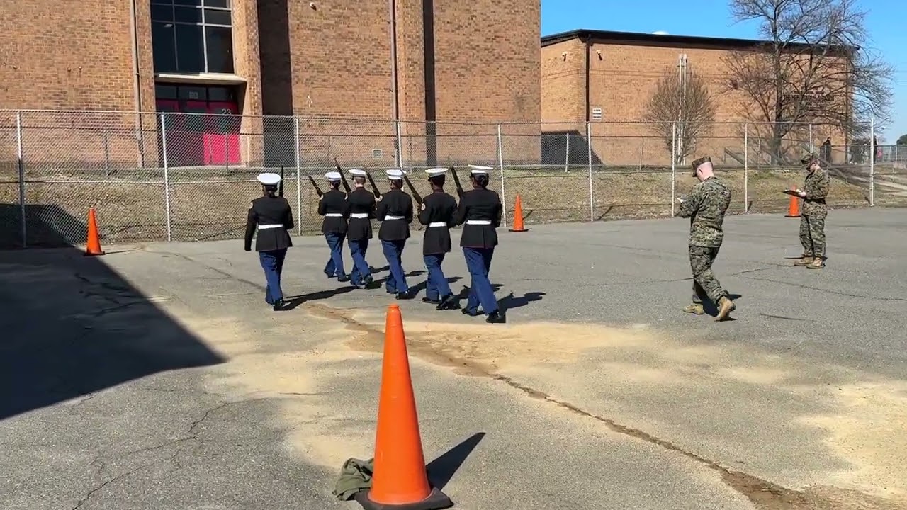 Culpeper County MCJROTC 1st Year Armed Drill at Hermitage HS, Feb 28, 2026