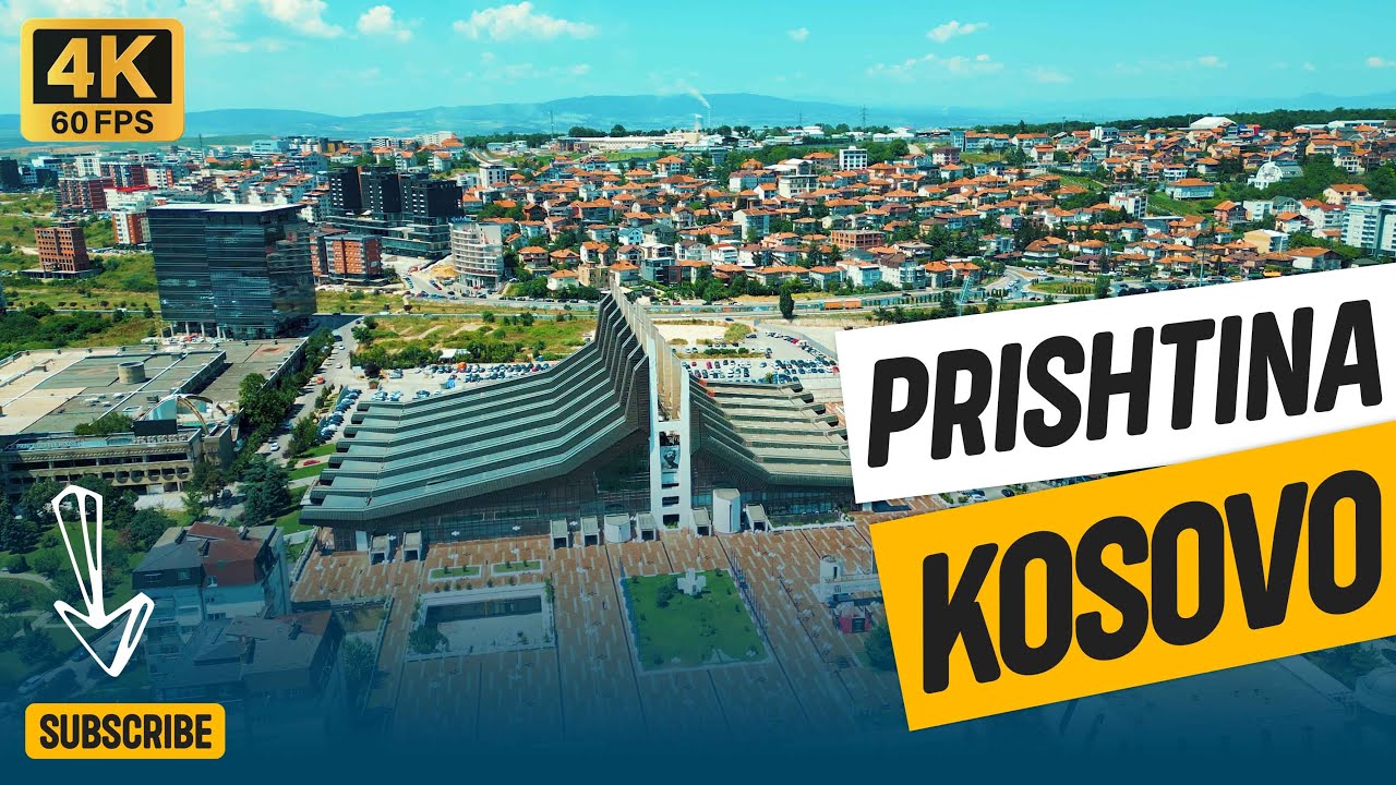 #Prishtina 2023 - #Kosovo | VIDEO BY DRONE | 4K |