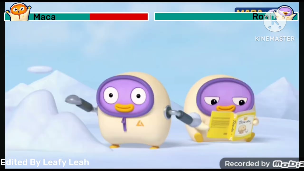 Maca vs. Roni (Snowball Fight) with Healthbars