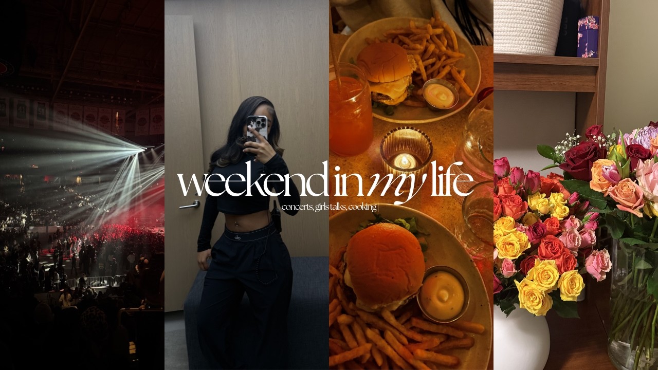 WEEKEND IN MY LIFE VLOG | aboogie concert, girl talks, cooking + pure vibes