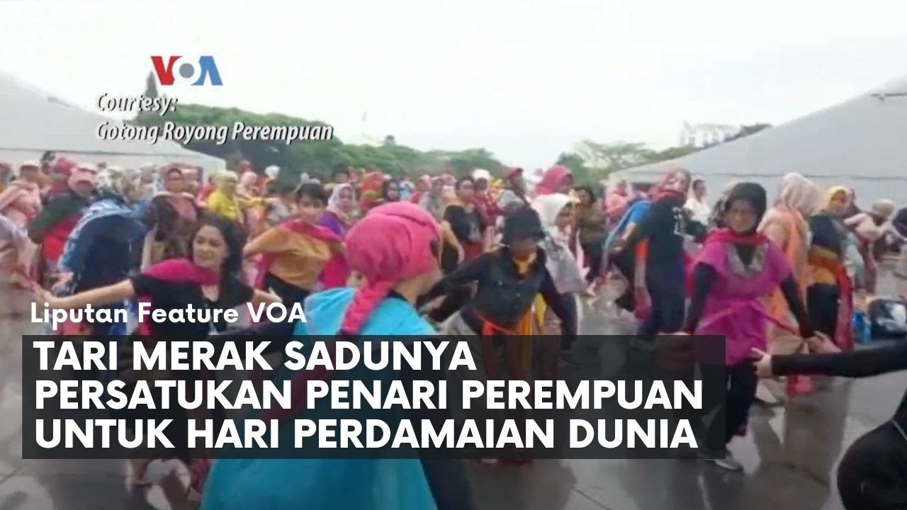 Tari Merak Sadunya Persatukan Penari Perempuan Untuk Hari Perdamaian Dunia