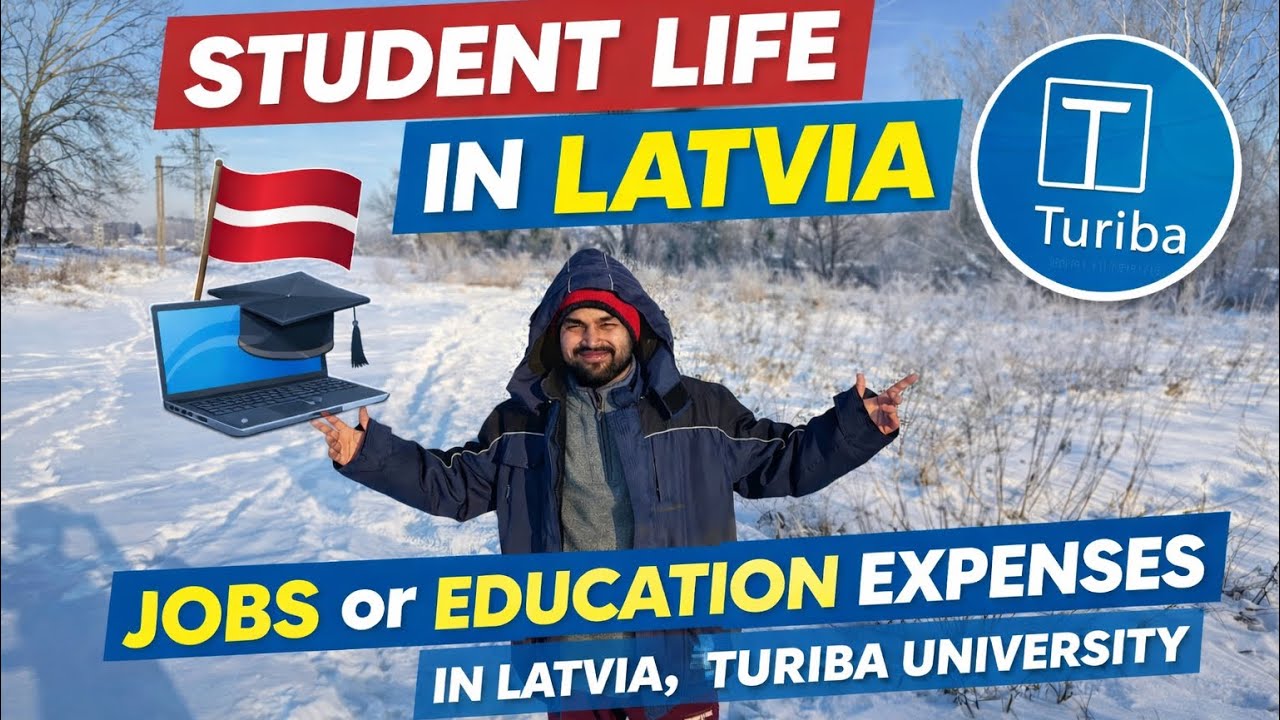 Student Life in LATVIA 🇱🇻 | Jobs, Costs & Turība University Reality @TaranandYTvlogs 