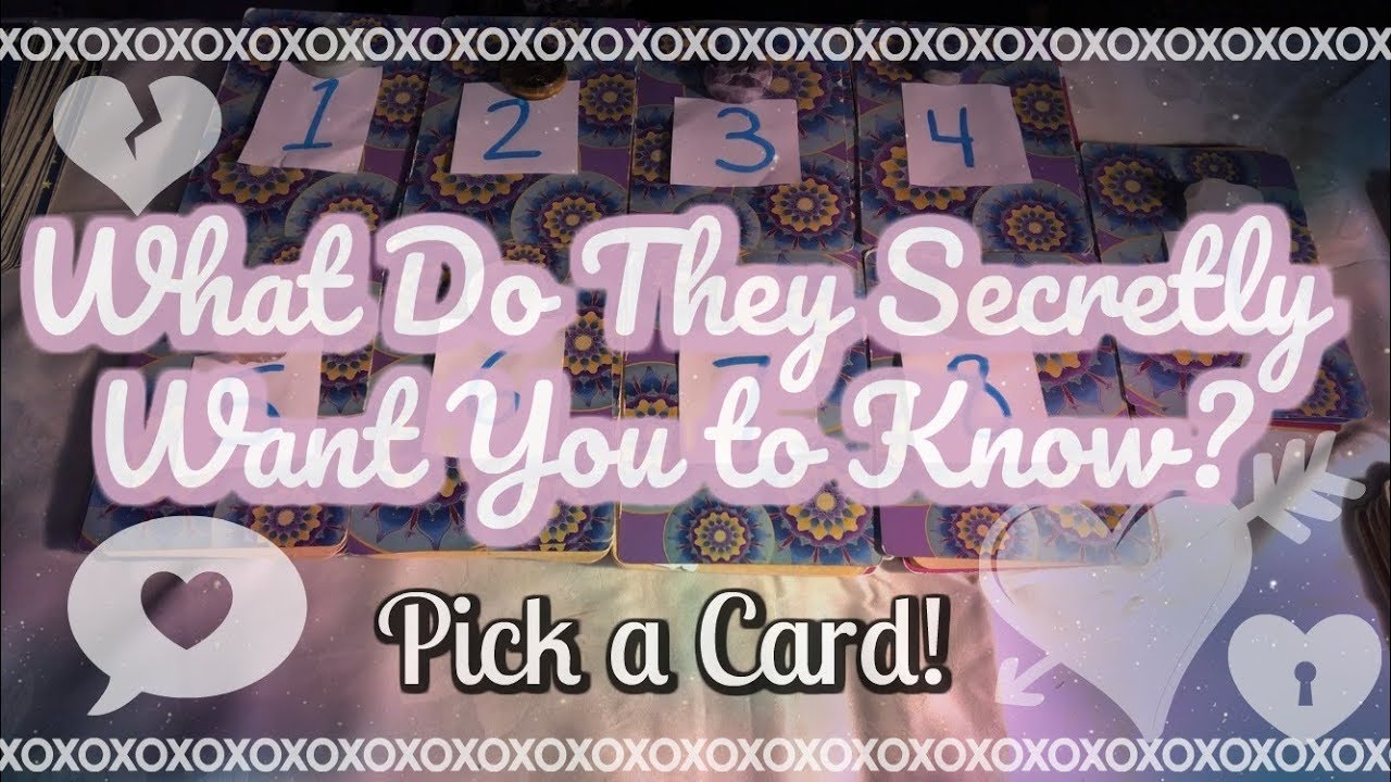 WHAT DO THEY SECRETLY WANT TO TELL YOU?! *PICK A CARD* WILL THEY ?! LOVE READING ❤️✨