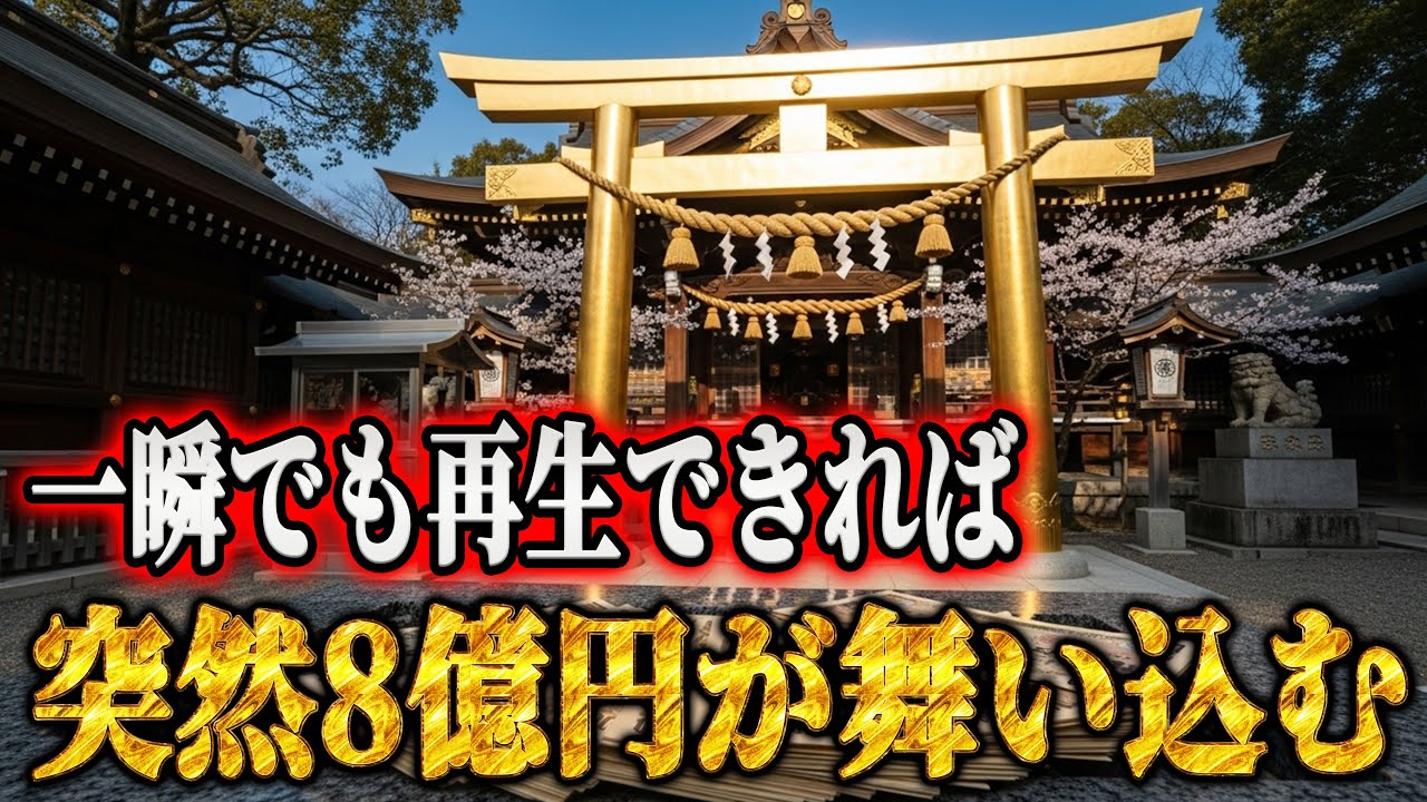 ※再生できた方、おめでとうございます。『奇跡の逆転劇！一いきなり宝くじに当選‼︎』