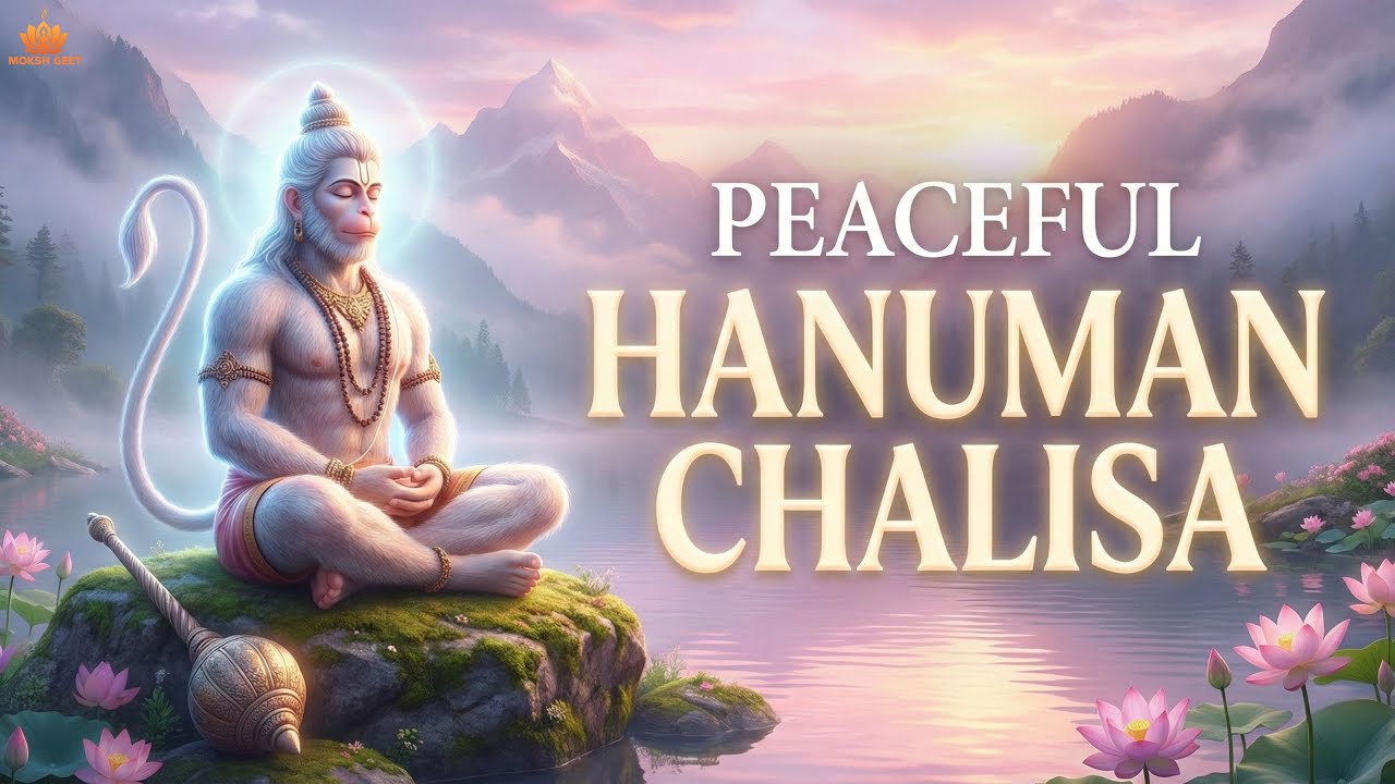 HANUMAN CHALISA (Peaceful Chant) | Protection & Positive Energy | हनुमान चालीसा | Healing Version