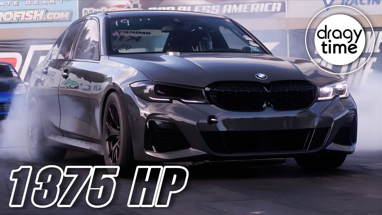 1375 HP BMW M340i G20 X-Drive | Extreme fast acceleration from 0-250 Km/h & 0-150 mph