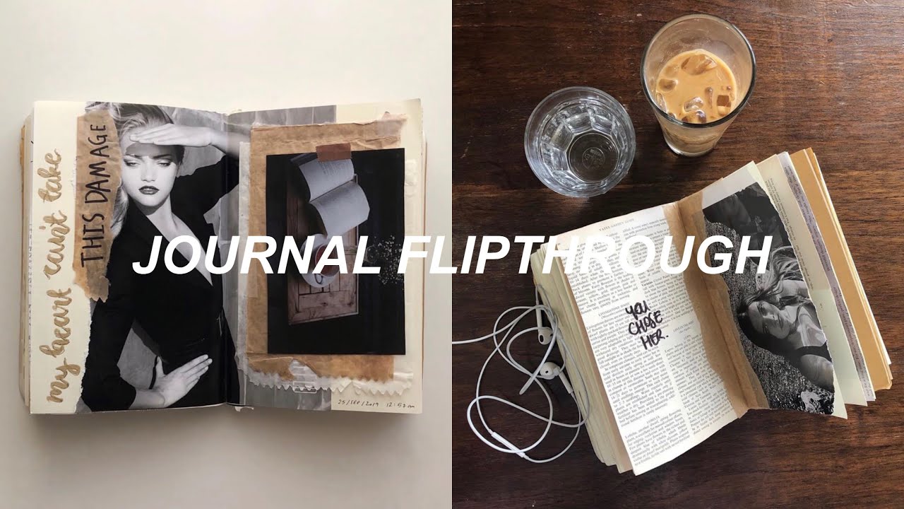 muji art journal flip through | aesthetic art journal