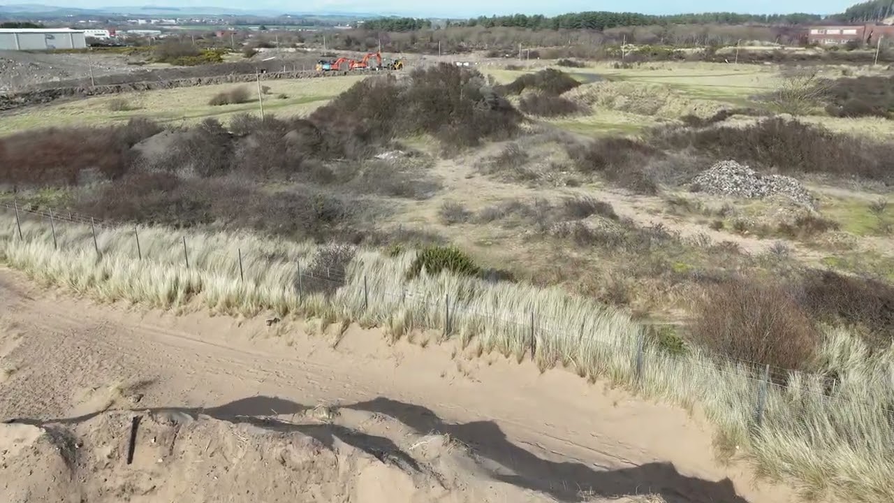 Drone footage of Shore Compound - March 8th 2026