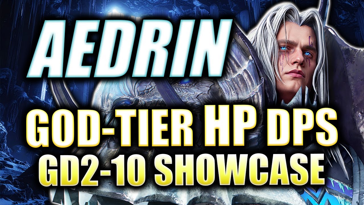 AEDRIN GUIDE Insane HP-Based DPS - FULL GUIDE & Gear Dungeon 2-10 SHOWCASE ⁂ Watcher of Realms