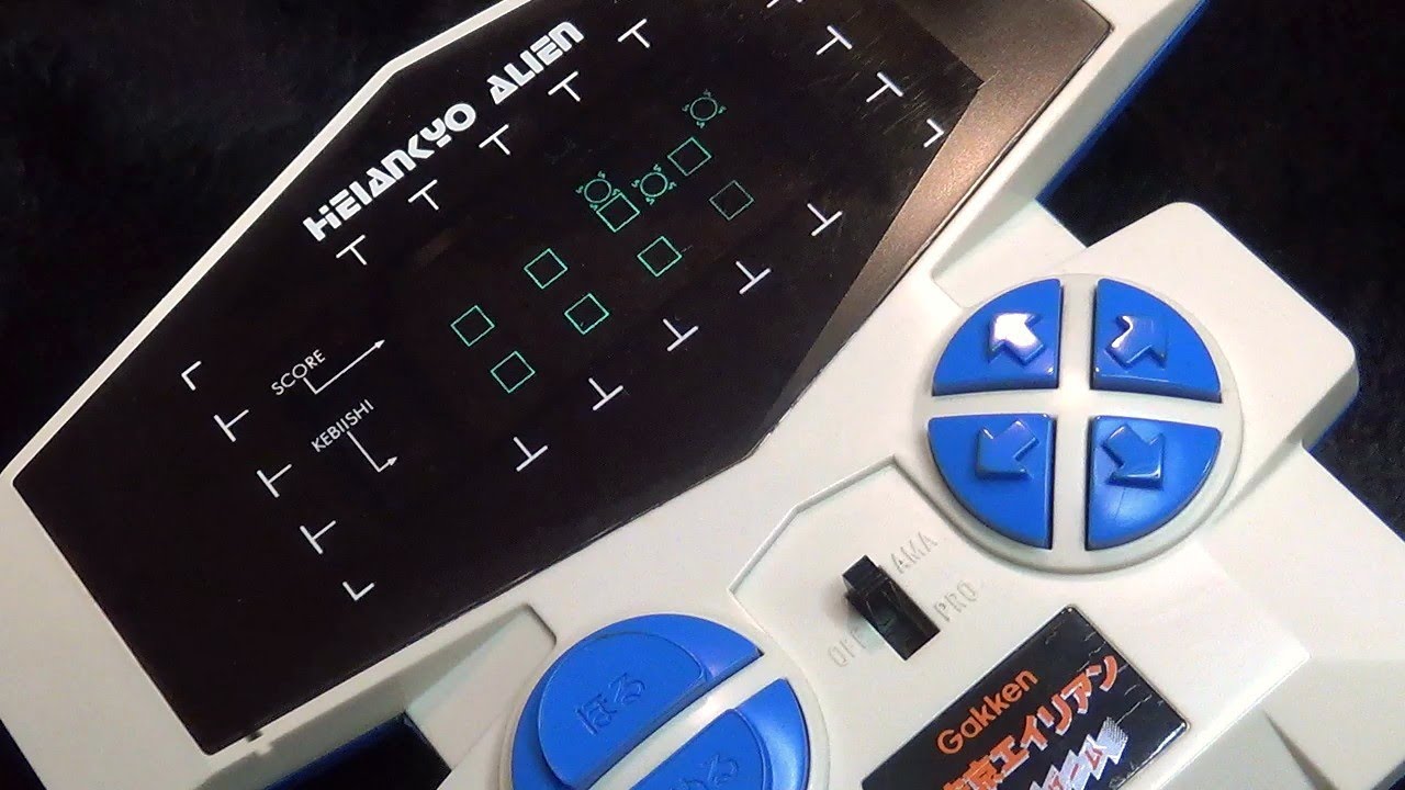 【レトロ ＦＬゲーム】学研 平安京エイリアン 蛍光管 穴掘り 宇宙人 ビンテージ おもちゃ 昭和 電子 玩具 ８０年  lsi GAKKEN HEIANKYO ALIEN game 1980 ブラゼ