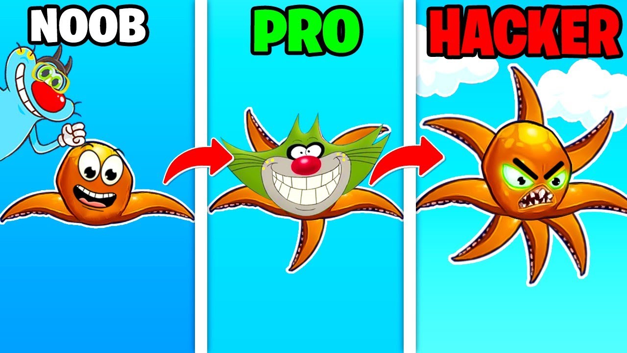 NOOB vs PRO vs HACKER | In Octogeddon | With Oggy And Jack | Rock Indian Gamer