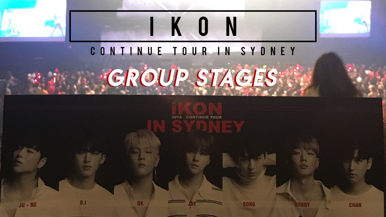 181025 iKON 아이콘 [CONTINUE] TOUR in Sydney Fancam 직캠 || Group Stages Pt. 1