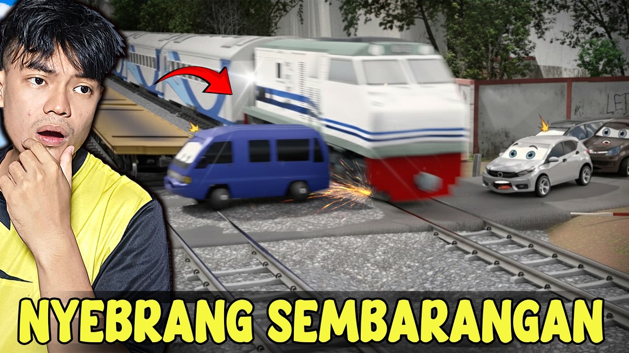 MENANTANG MAUT KERETA API - Nazriel Daop 1