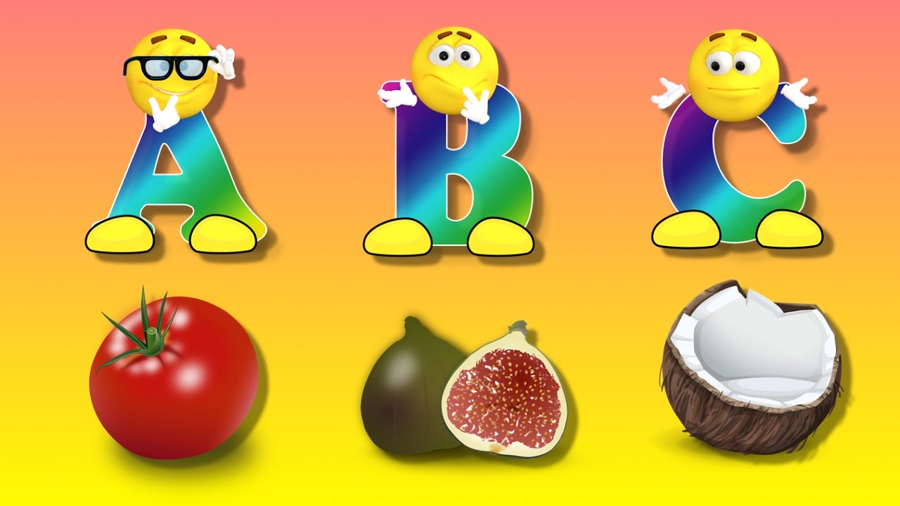 Learn Fruits & Vegetables | Alphabet Game