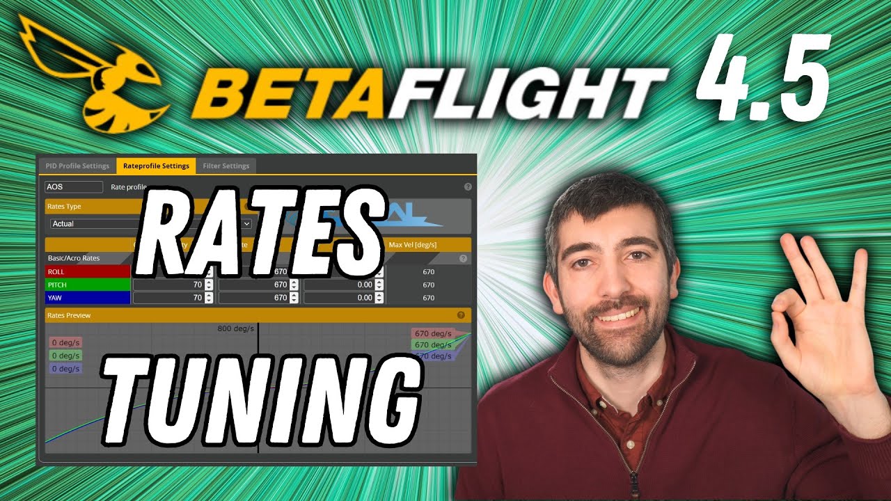 Настройка скорости Betaflight 4.5