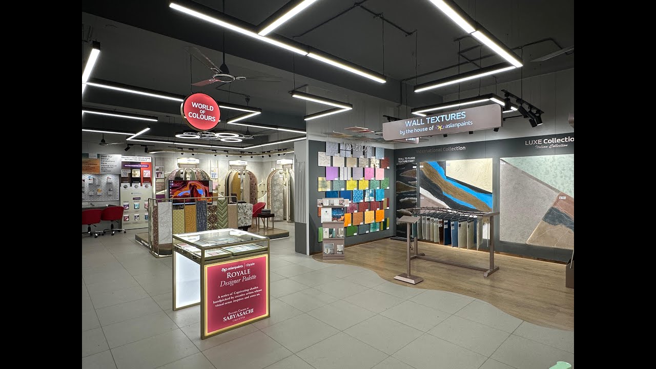 Grand Opening of India's First & Largest Colour Ideas + Textures Store at #Tenkasi @asianpaints