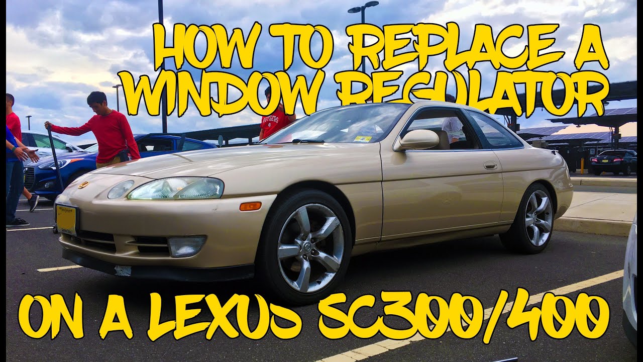 How To Replace A Window Regulator | 1994 Lexus SC300/SC400