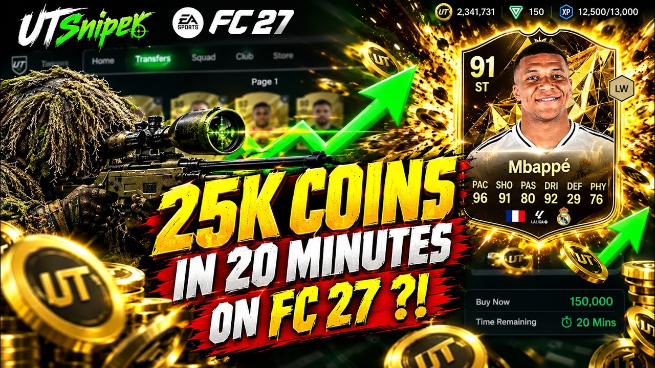 FC 27 Sniping BOT &ndash; Best Autobuyer + Sniping Filters to Make Coins (UTSniper)