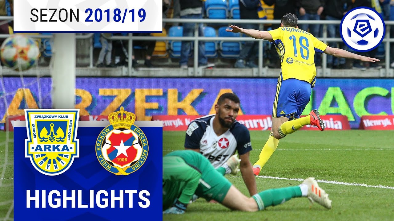 Arka Gdynia - Wisła Kraków 3:1 | SKRÓT | Ekstraklasa 2018/19 | 36. Kolejka