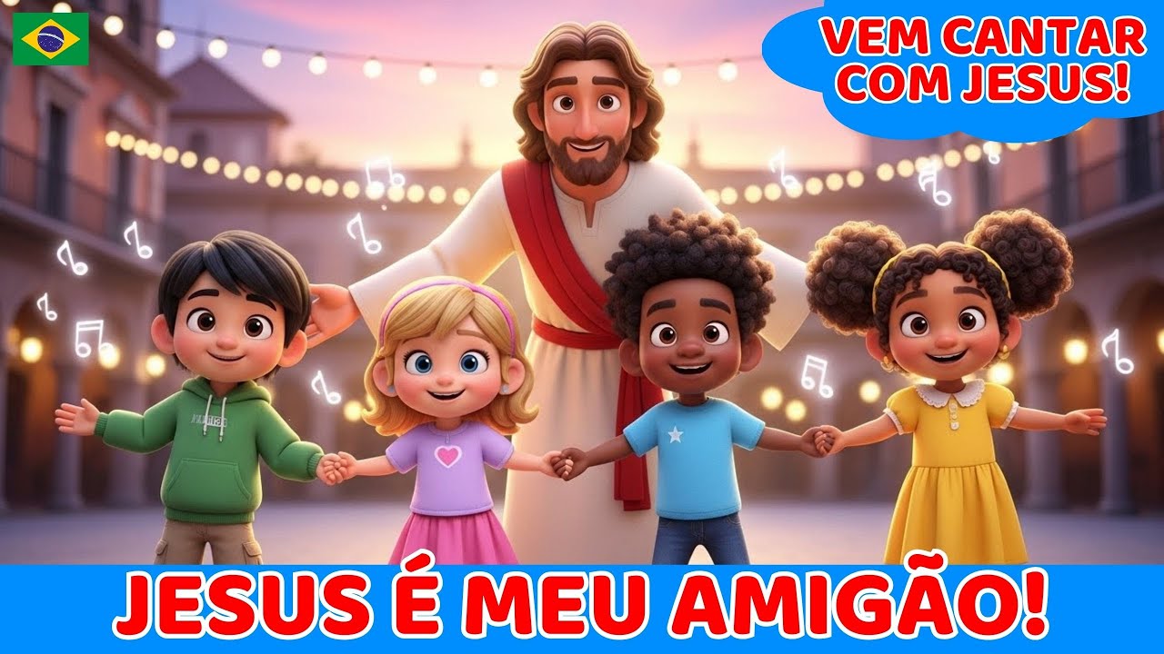 Jesus É Meu Amigão | Música Cristã Infantil