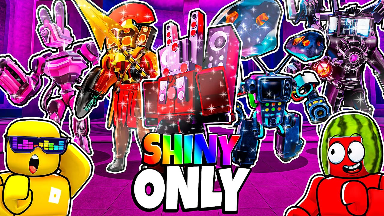 ONLY SHINY UNITS In Toilet Tower Defense