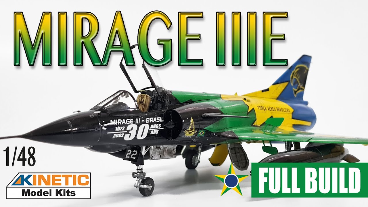 Mirage IIIE (Pintura comemorativa 30 anos - 1972-2002) Kinetic 1/48