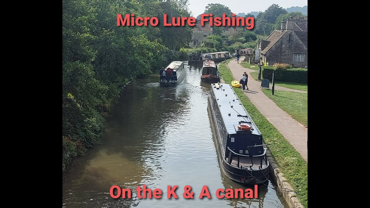 Micro lure fishing on the Kennet and Avon canal