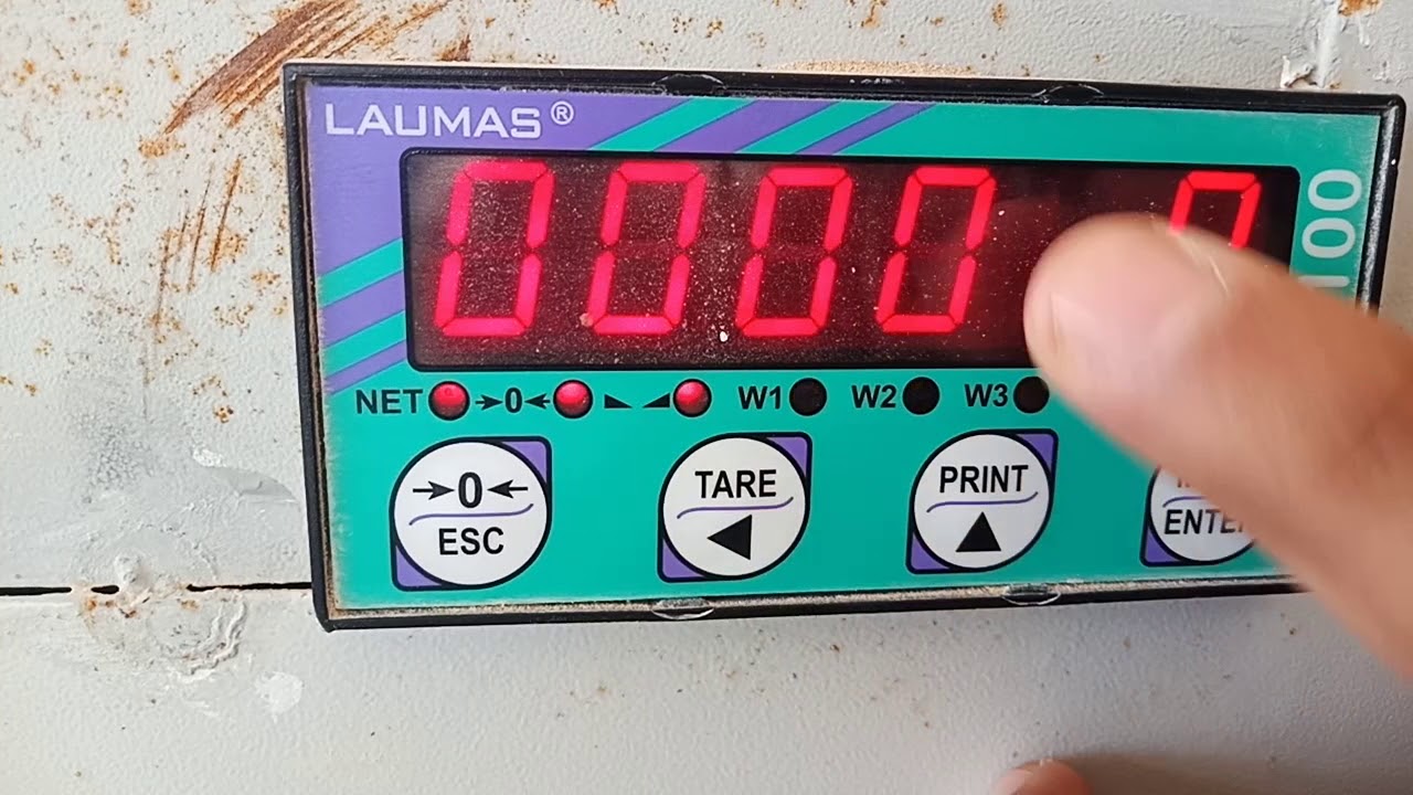 طريقة معايرة ميزان W100