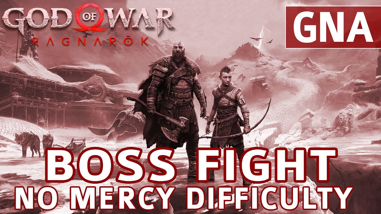 God of War Ragnarok - Gna Boss Fight (No Mercy Difficulty) - The True Queen Trophy