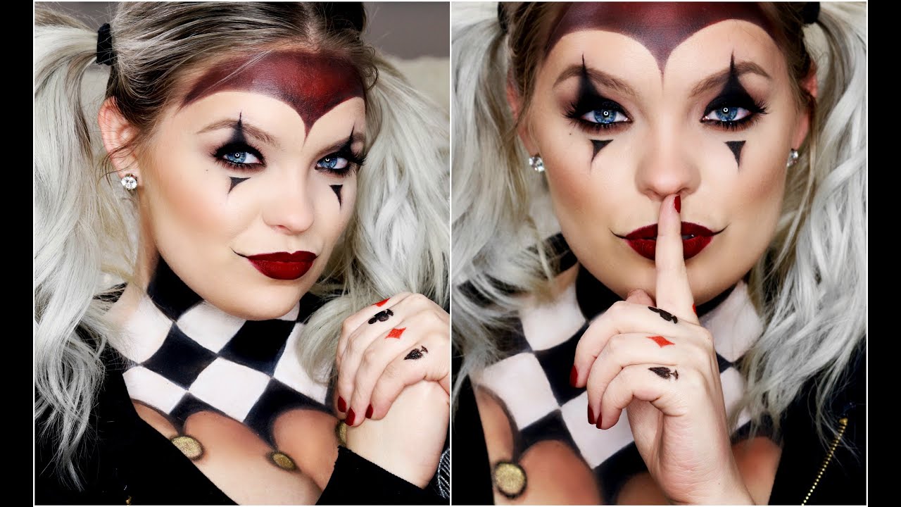 HARLEY QUINN MAKEUP TUTORIAL ❤️ Brianna Fox