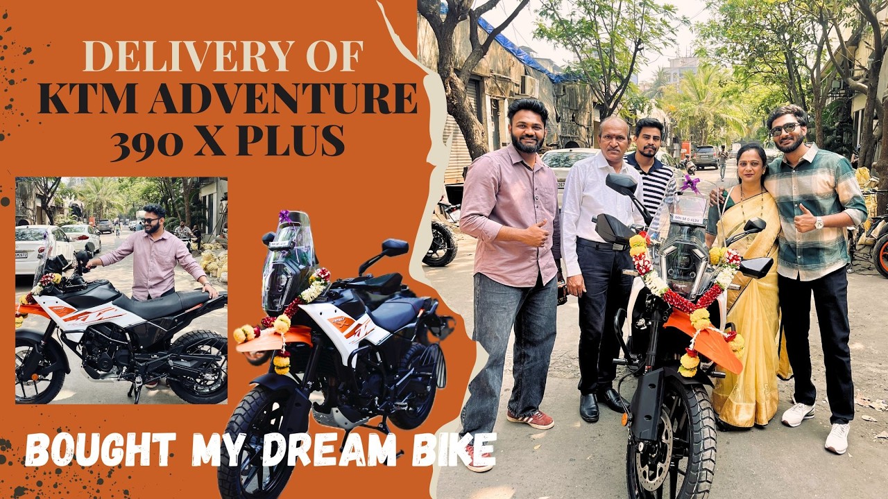TAKING DELIVERY OF KTM ADVENTURE 390 X PLUS #ktm  #ktmindia