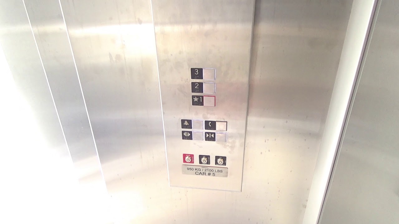 BRAND NEW Schindler 3100/3300 MRL Traction Elevator at The CURRENT Hotel Parking Deck in Tampa, FL