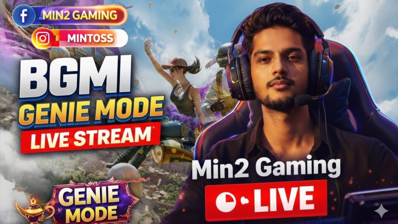 BGMI LIVE STREAMING | MIN2 GAMING | DAY 11