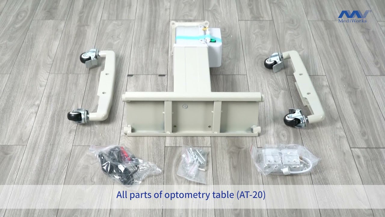 Installation video of slit lamps S260/S260S with AT-20 table